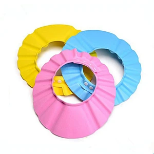 Stocked Eco-friendly Feature Silicone Baby Shower Cap