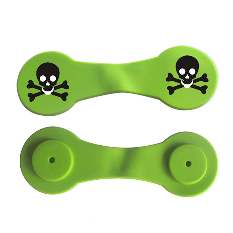 Promotional silicone magnetic clip band as paper clip/money clip/phone holder