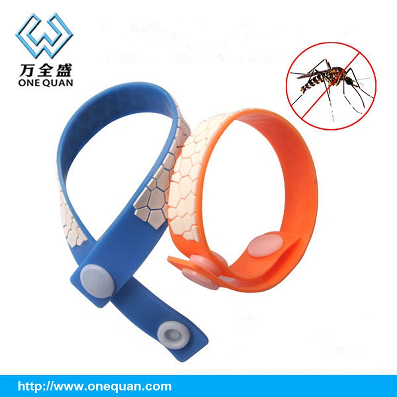 Hot sale cheap price new style mosquito repellent silicone slap bracelet