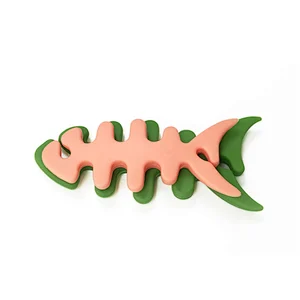 Fishbone Shaped Silicone Wire Cord Wrap Headset Earphones for Cell Phones, mp3 Players, iPod, iPhone or Tablets