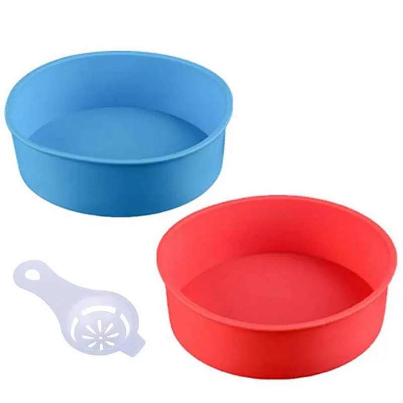 Amazon Best Selling 17X5 cm Mafen Cup Silicon Silicone 3d Cylinder Shape Cake Molds Baking Bread Trays Easy to Clean