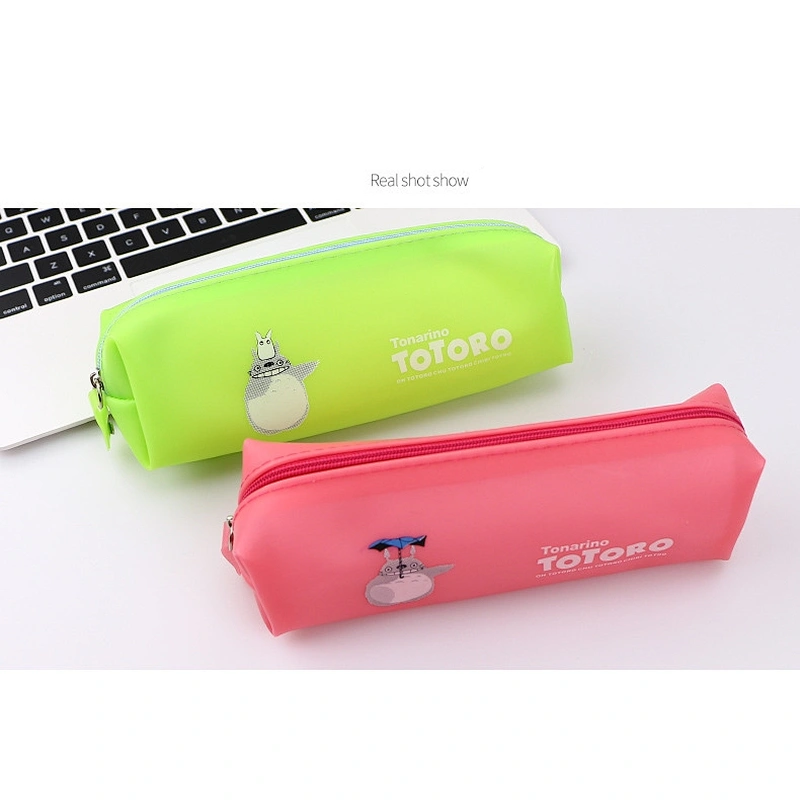 Soft Cute Silicone Printing Customized Pencil Case for Students Factory Supply Directory