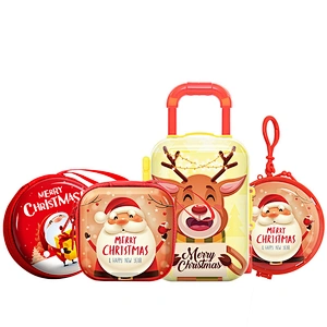 Hot Selling Christmas Round Zipper Coin Purse for Kids