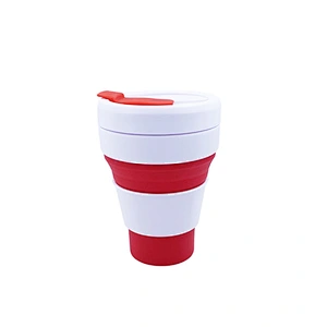 The Coffee Cup  Pocket Size Collapsible Silicone Travel Cup  12oz / 355ml