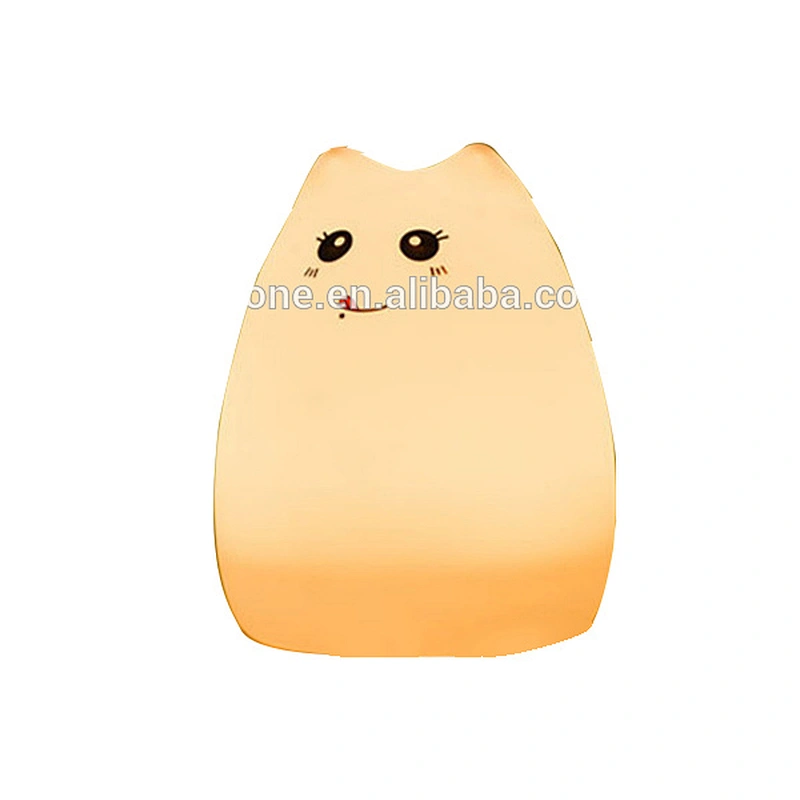 Silicone Toy Soft Cover Kids Night Light LED  Night Light  Lamp Colorful Lighting