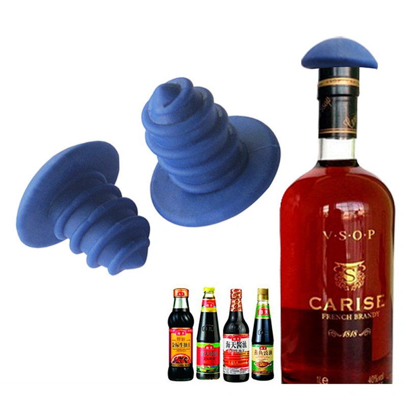 FACTORY PRICE Kitchenware Reusable Silicone Bottle Stopper Wine Cap