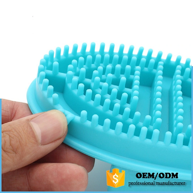 Handy Vibrating Head Massager Silicone Head Washing Brush