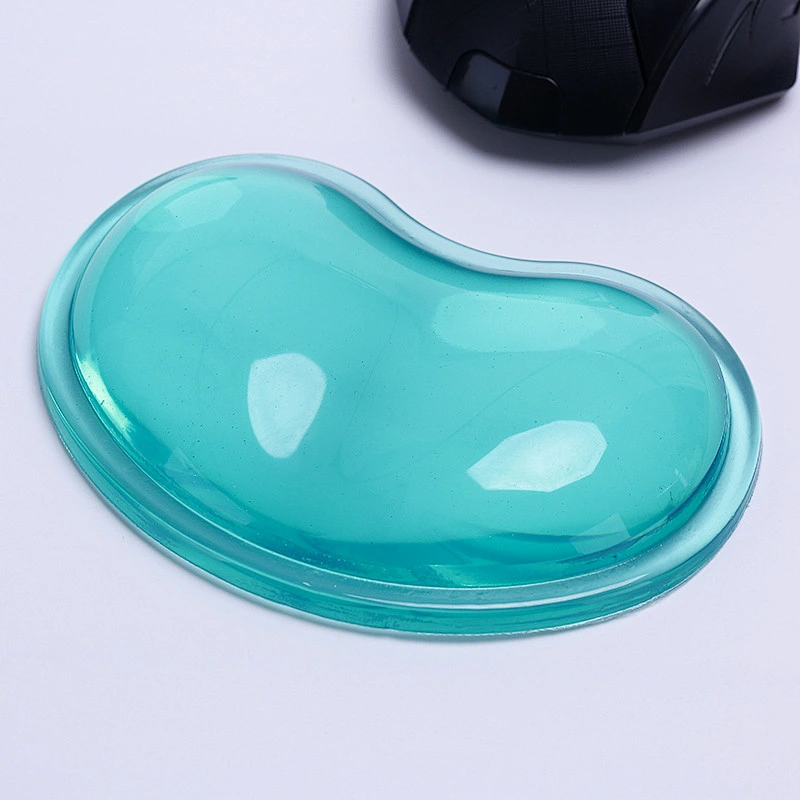 Wholesale Heart-Shaped Silicone Gel Wrist Rest Translucence Mouse Pad