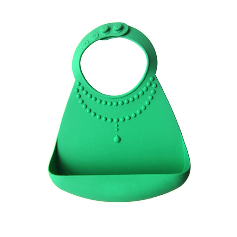 Wholesale Eco-friedly Adjustable Waterproof Aprons Baby Bibs