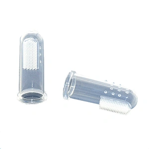 Hot Sale Educational Training  Soft Baby Finger Toothbrush For Baby