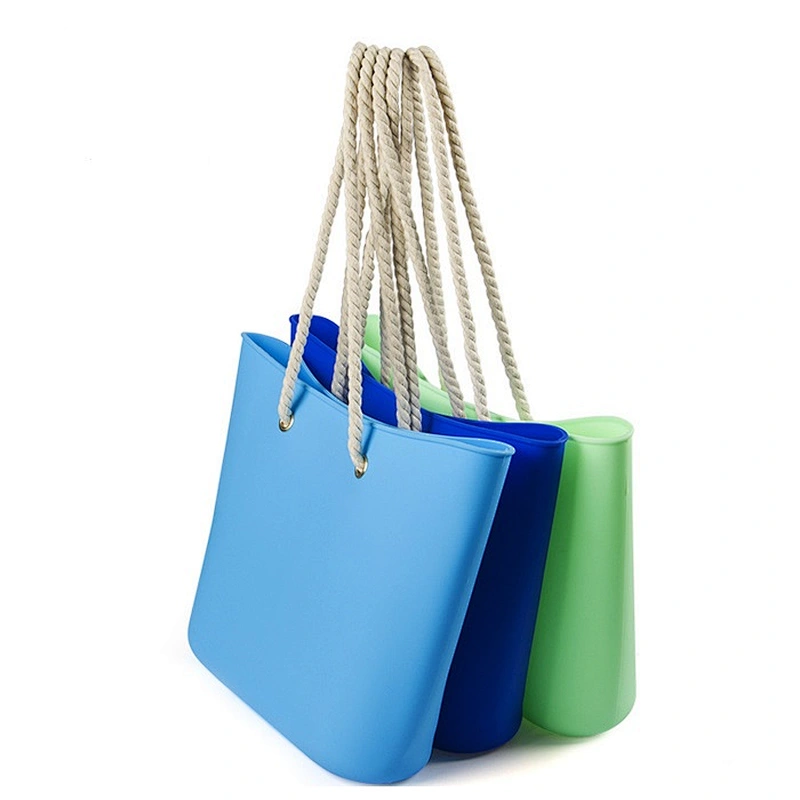 China Factory Wholesale Jelly Candy Color Silicone Lady Bag