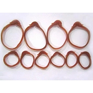 Multi Size Anchor Shape Wire Harness other Harness Natural Rubber Band Accessories