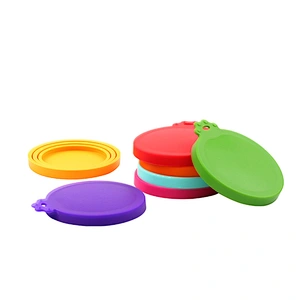 10X9 cm BPA Free Silicone Pet Food Can Cover Can Lid for Multiple Sizes