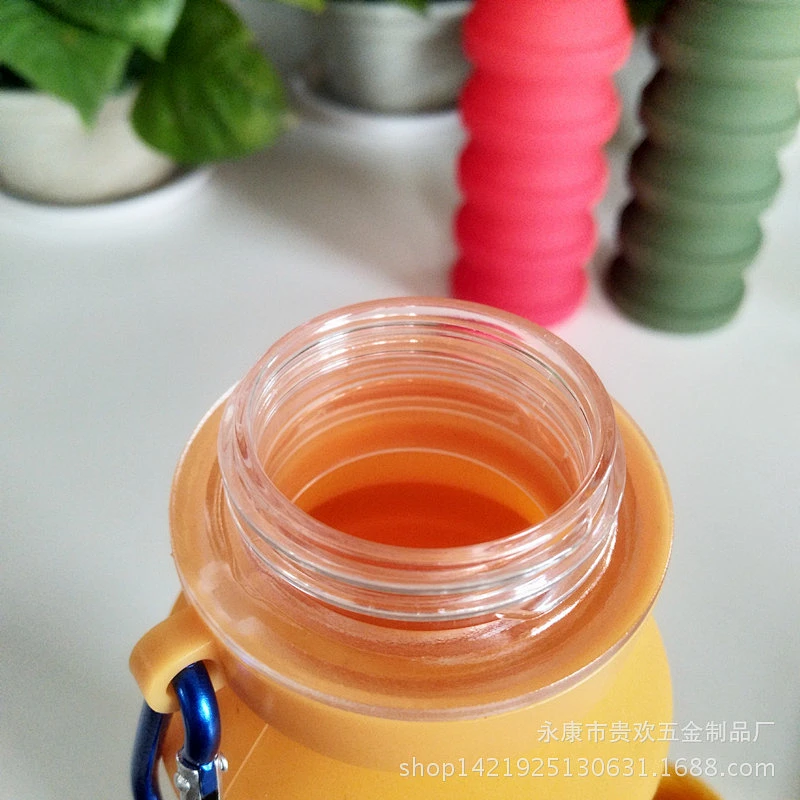 foldable silicone water bottle