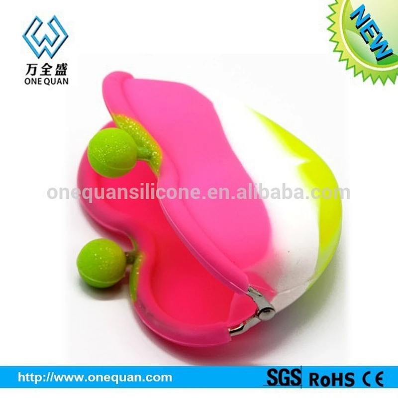 2015 factory wholesale cute silicone kids purse kids Bags