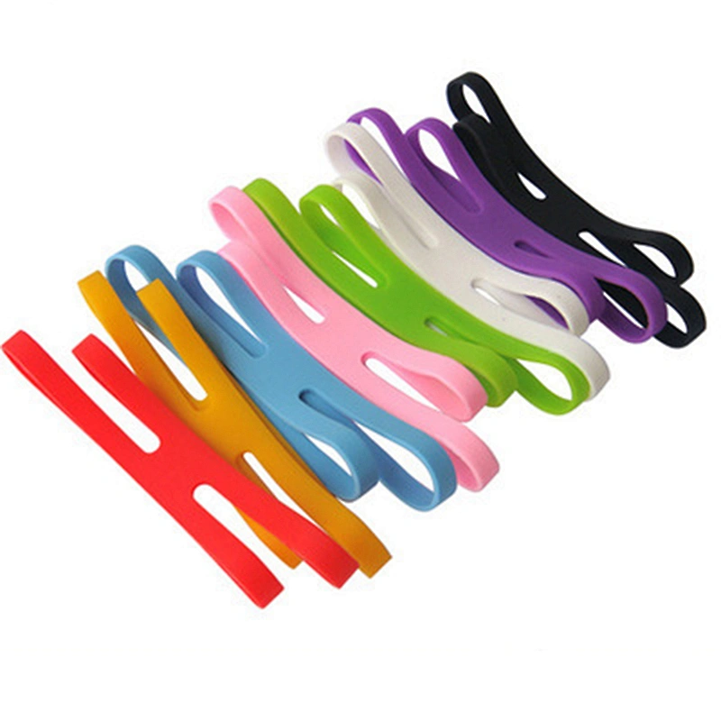 X Shape Silicone Rubber Elastic Band Bookmark