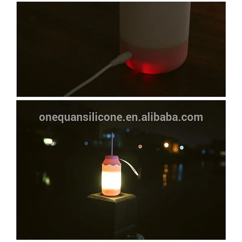 Hot sell LED silicone bottle light for outdoor and indoor decoration nightlight