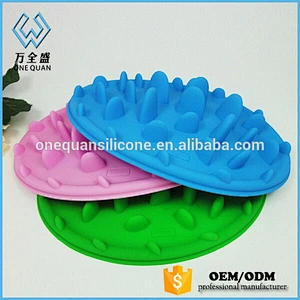 Slow Down Eating Dog Pet Feeder Dog Food Bowl Silicone Pet Bowl