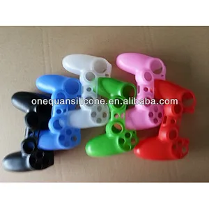 New cover for ps4 controller,full set buttons for ps4 controllersilicone cover for ps4 controller
