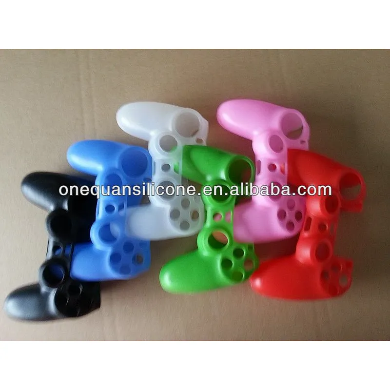 New cover for ps4 controller,full set buttons for ps4 controllersilicone cover for ps4 controller