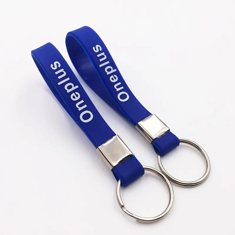 Factory Price Silicone Bracelet With Key Ring Key Chain Key & Belt Ring