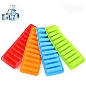 FDA Silicone Finger Rectangle Sharped Silicone Ice Mold Trays Cake Mold Baking Mold