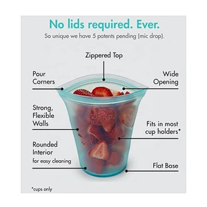 Food Storage Silicone  Bags BPA FREE Multipurpose Good Reusable Storage Lfgb 1000ml/1500ml Silicone Cups