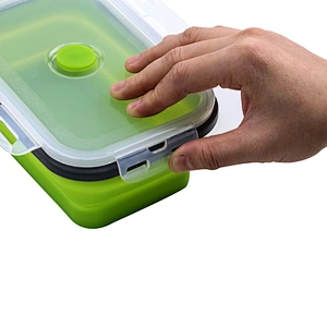 New updating silicone foldable water cup with lid facial cups egg poacher Power module