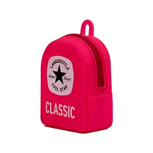 New Fashion Silicone Bag Coin Pouch Backpack Style Coin Purse for Sale