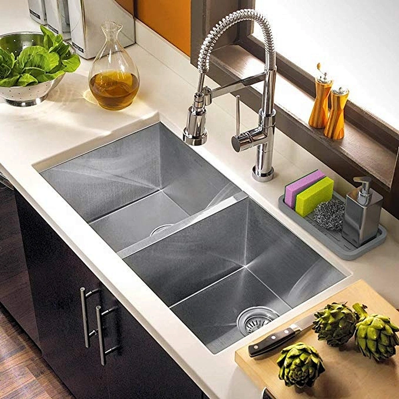 Sponge Holder Tray For Sponges Soap Dispenser Dishwashing Brush Holder
