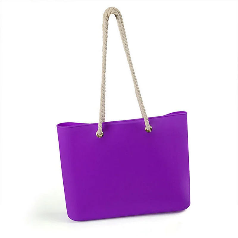 China Factory Wholesale Jelly Candy Color Silicone Lady Bag