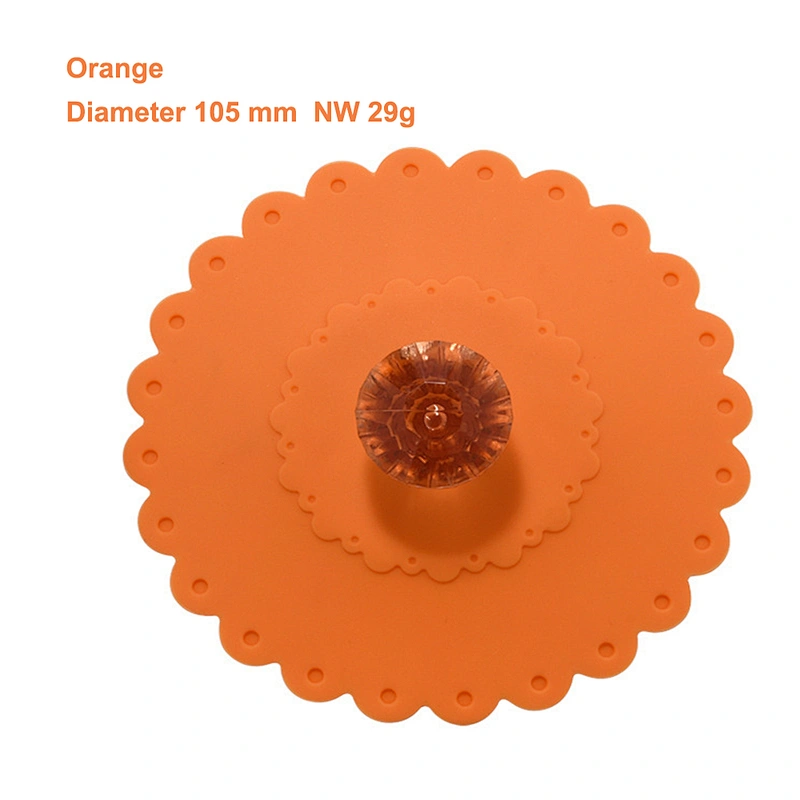 Food Grade Silicone PVC  Cup Lids Creative Diamond Mug Cover Silicone Drink Cup Lids