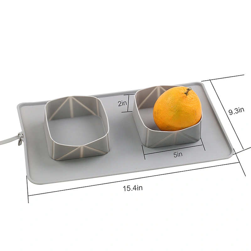 Factory supply discount price pet bowl cats blank oem high quality silicone feeder At Wholesale