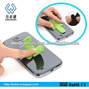 New 100% eco-friendly silicone touch U mobile/cell/smart phone stand