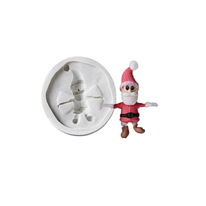Christmas Fondant Silicone Cake Mold for Candy Decoration