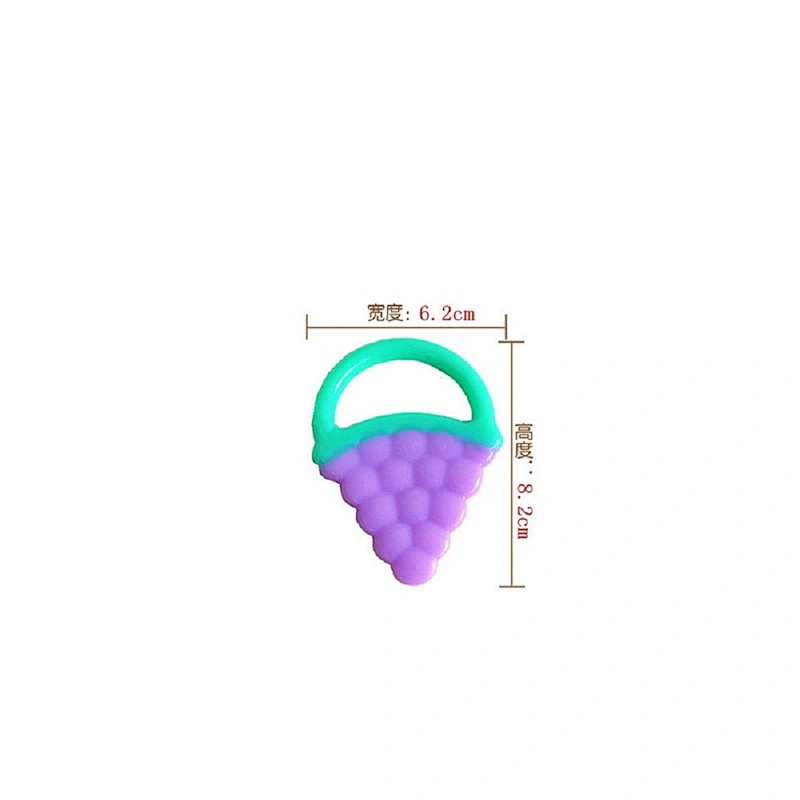 OEM rainbow silicone beads baby toy teether