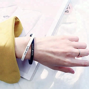 Inspirational Silicone Bracelets Rubber Band Wristbands