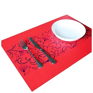 100% food grade heat resistant silicone placemat dinner mat