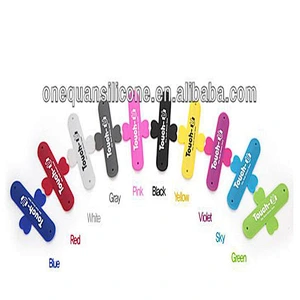 New 100% eco-friendly silicone touch U mobile/cell/smart phone stand