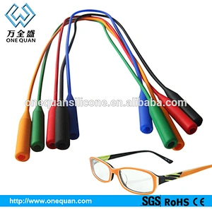 Flexible Sport Silicone Glasses Cord Clear Silicone cCord
