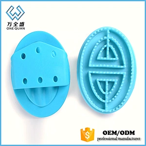 New Style Gloves Shaped Soft Easy Clean Silicone Massage Bath Brush For Body