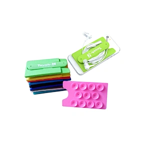 Cellphone Card Wallet 3M Adhesive Credit Card Holder Lycra Phone Cash Pouch Sleeve Stick-On for Apple 7 Samsung S8 S8