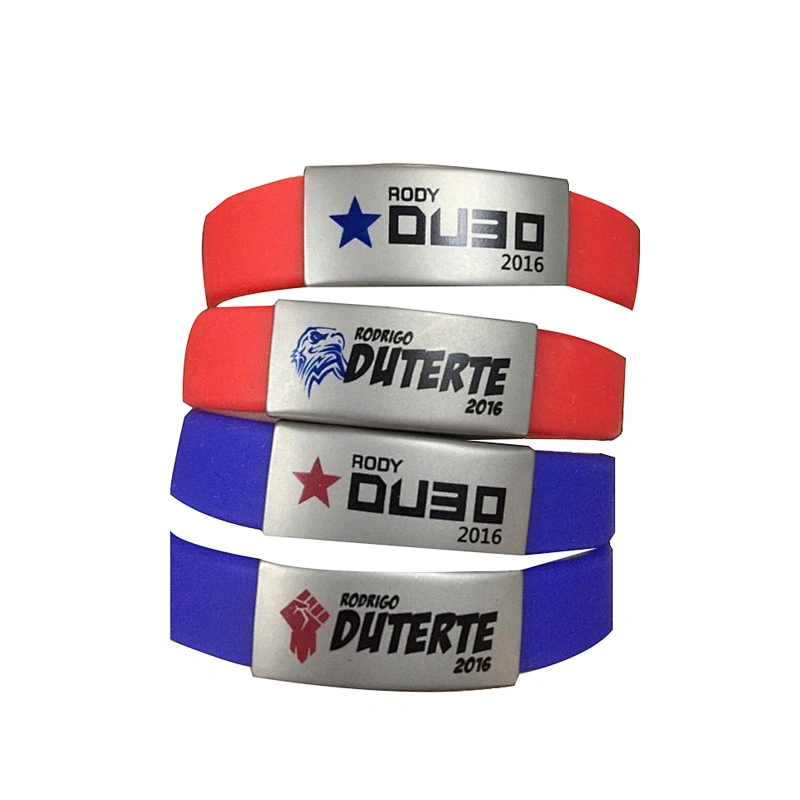 2017 promotional gifts rubber silicone bracelet / custom silicone wrist band / silicone wristband