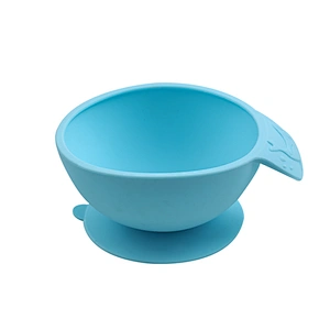 China Big Factory Good Price silicone feeding bowl with spoon for baby power supply great