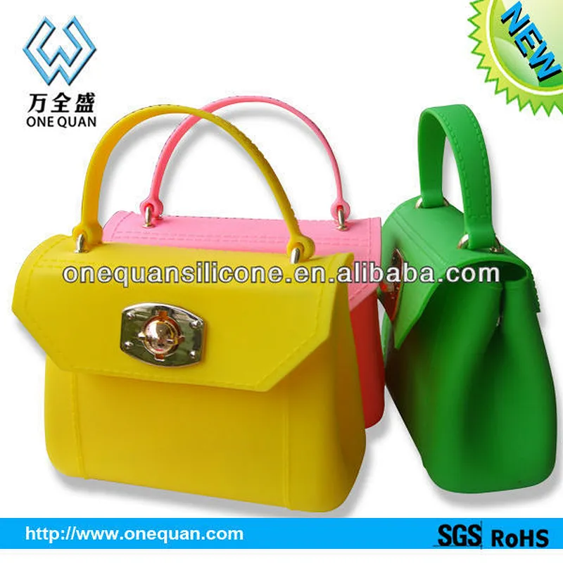 Promotion Silicone handbag Women's Ladies Girls shoulder bag