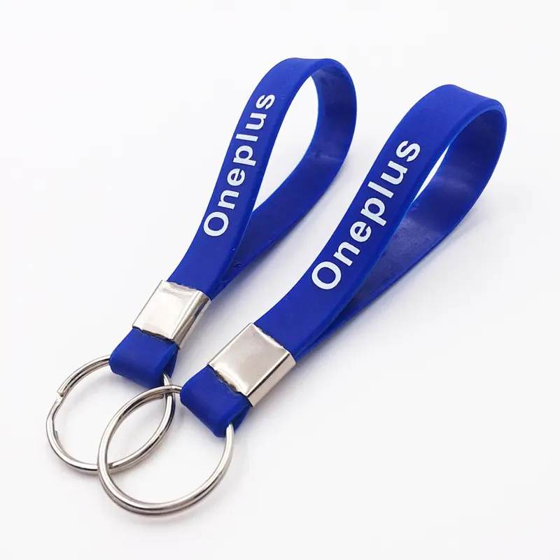 Factory Price Silicone Bracelet With Key Ring Key Chain Key & Belt Ring