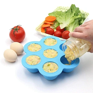 High Quality Silicone Egg Bites Mold With Lid Egg Bites Mold