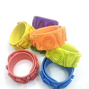 Rainbow Silicone Slap Bracelets Soft and Safe ID bracelet