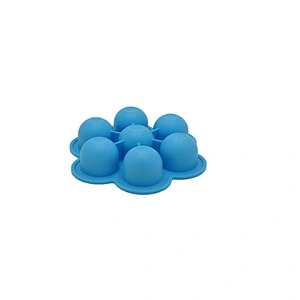 Fancy Silicone 7 Holes Ice Cube Molds & Trays Custom Logo Printing Heat Resistant FDA Silicone Baby Eating Box
