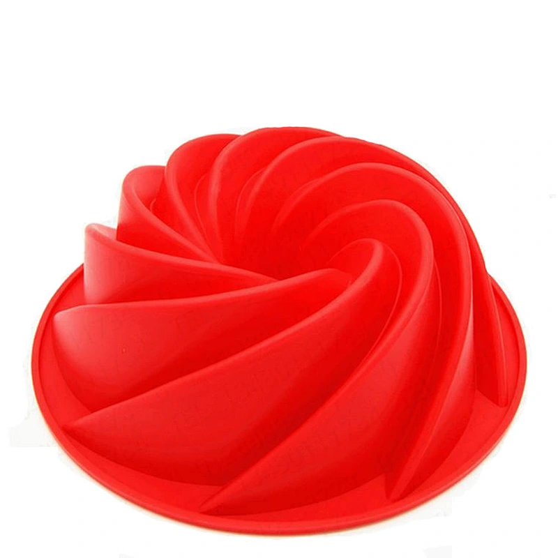 Novelty Colorful Eco-friendly Silicone Cake Mold Pumpkin Shaped Silicone Baking Mold